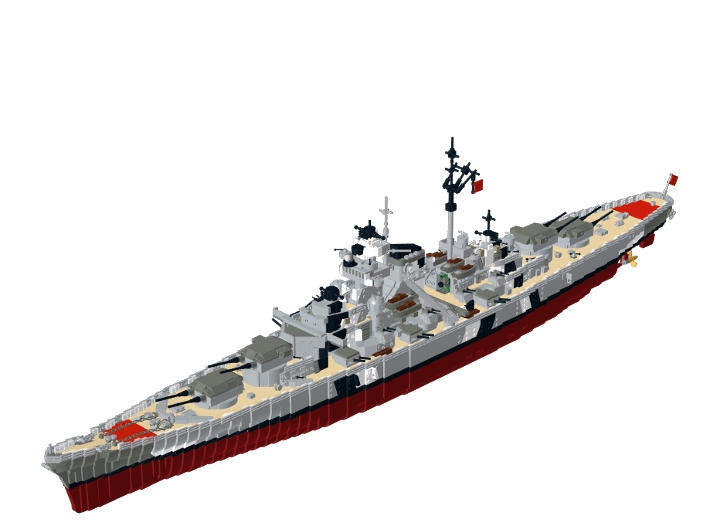 Лего Линкор БИСМАРК времен Второй мировой войны 1:200 from BrickLink ...