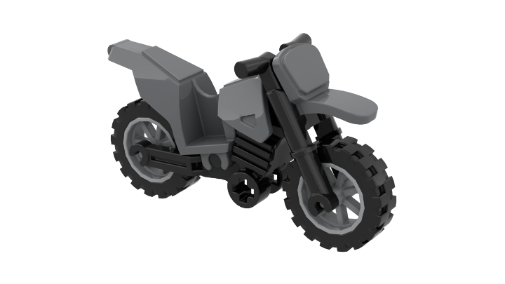 Motorbike from BrickLink Studio [BrickLink]
