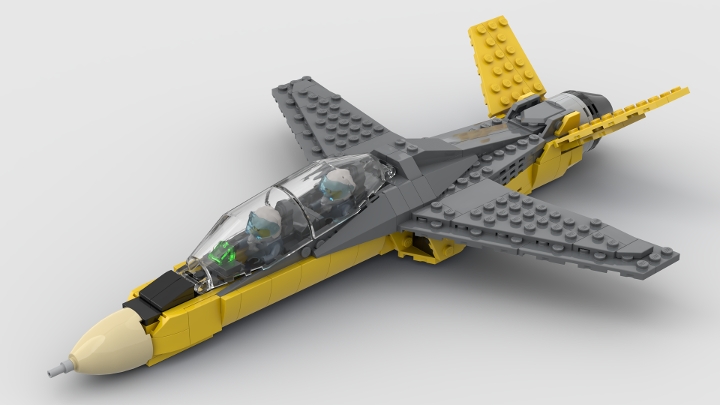 racing jet from BrickLink Studio [BrickLink]