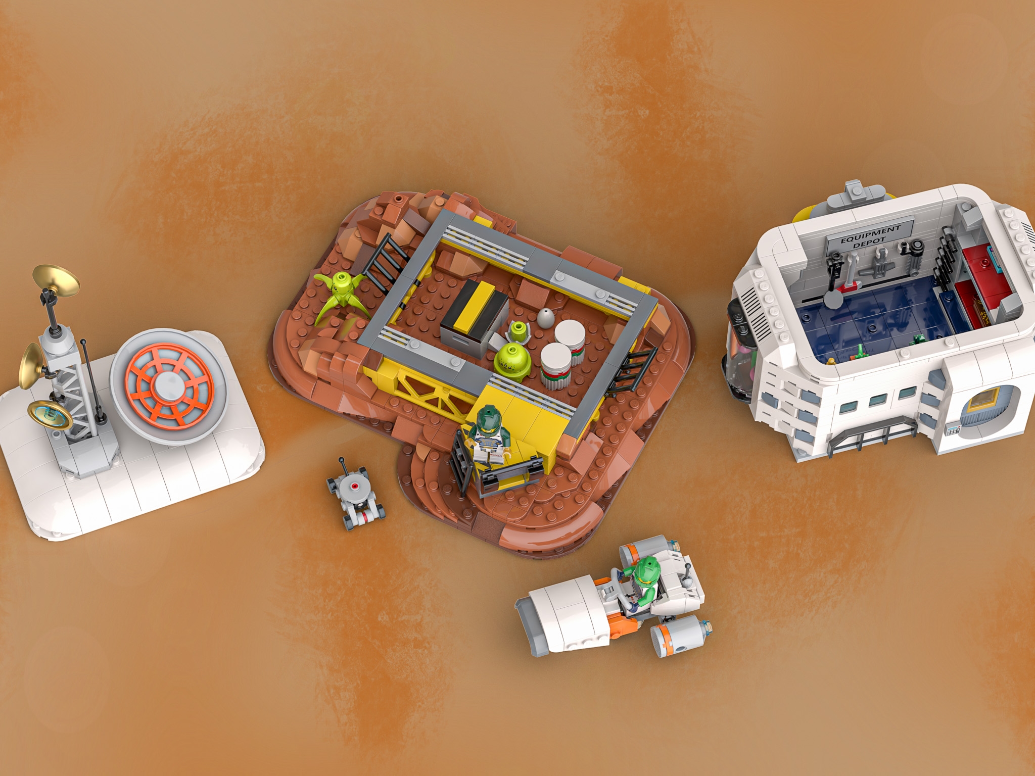 [Mars Exploration Base] [BrickLink]