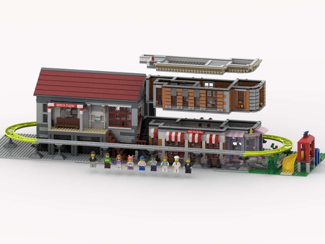 [Brickpark Station and Tram] [BrickLink]