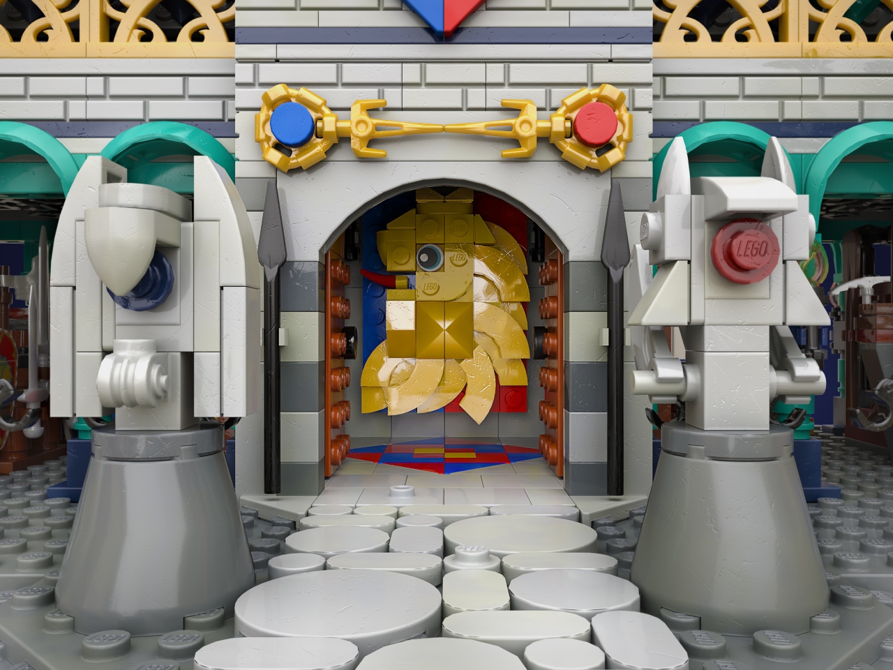 Medieval Market Hall] [BrickLink]