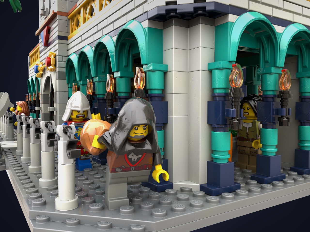 Medieval Market Hall] [BrickLink]