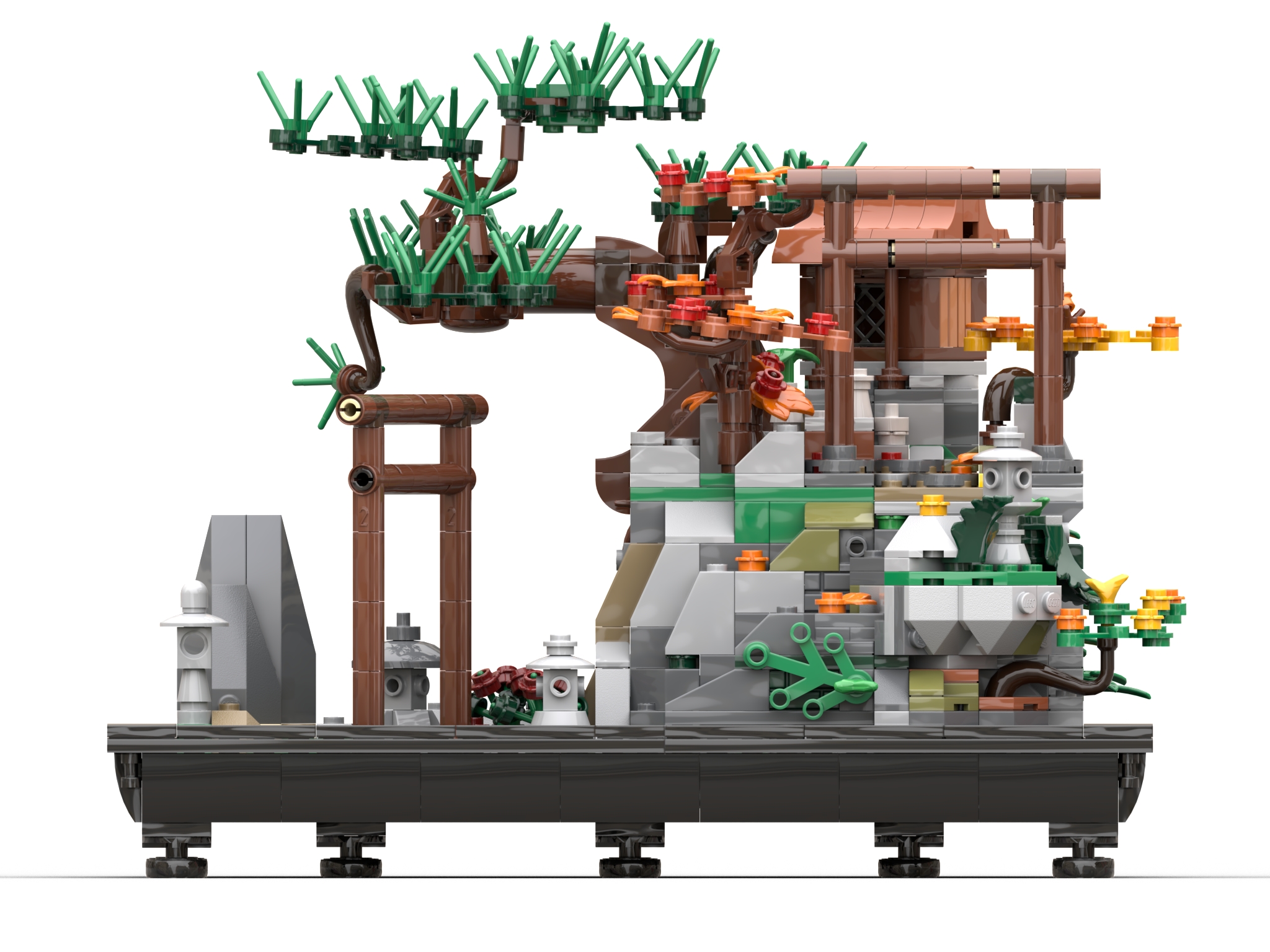 Japanese Bonsai Shrine] [BrickLink]