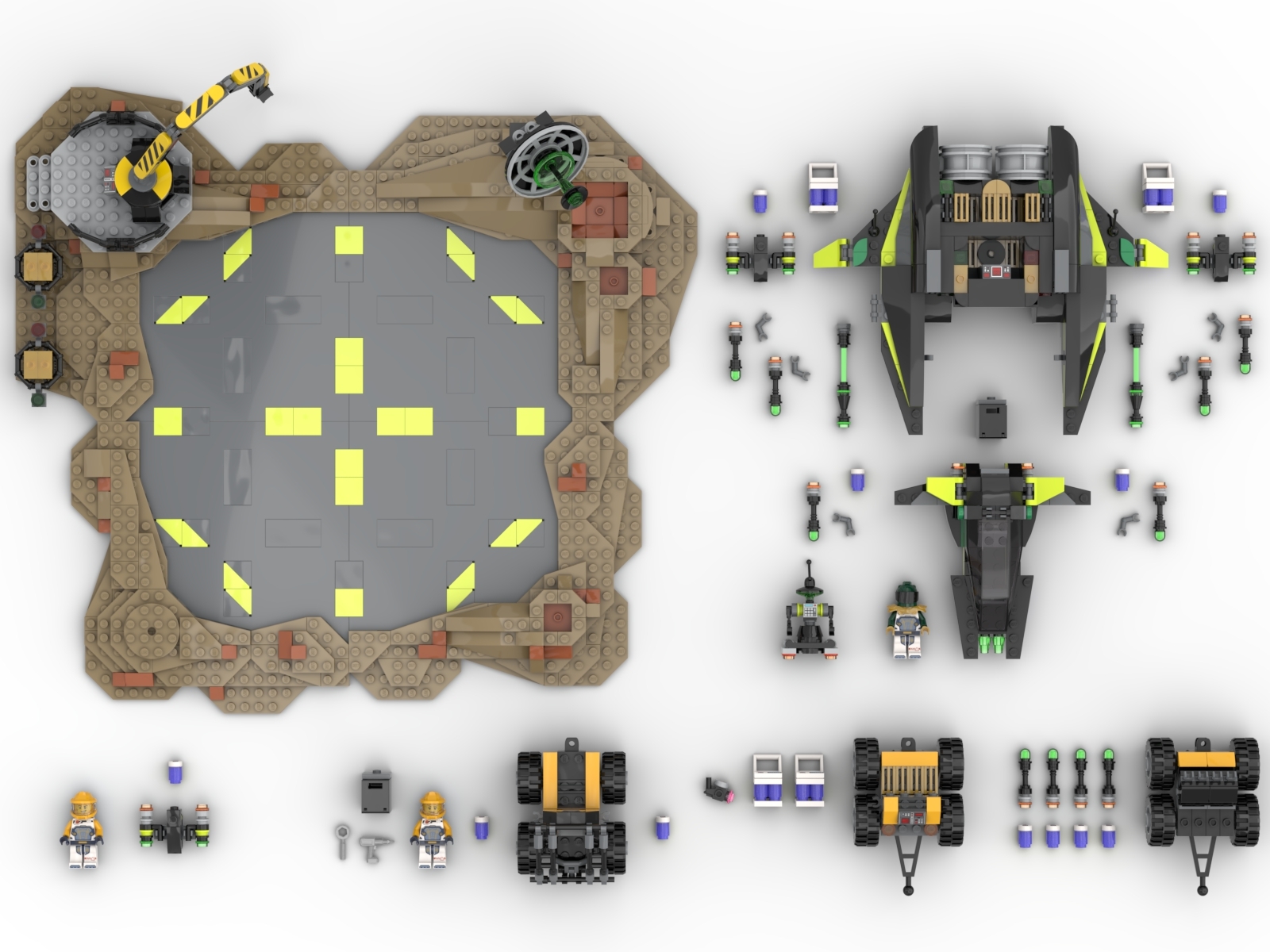 [Interceptor with launch pad] [BrickLink]