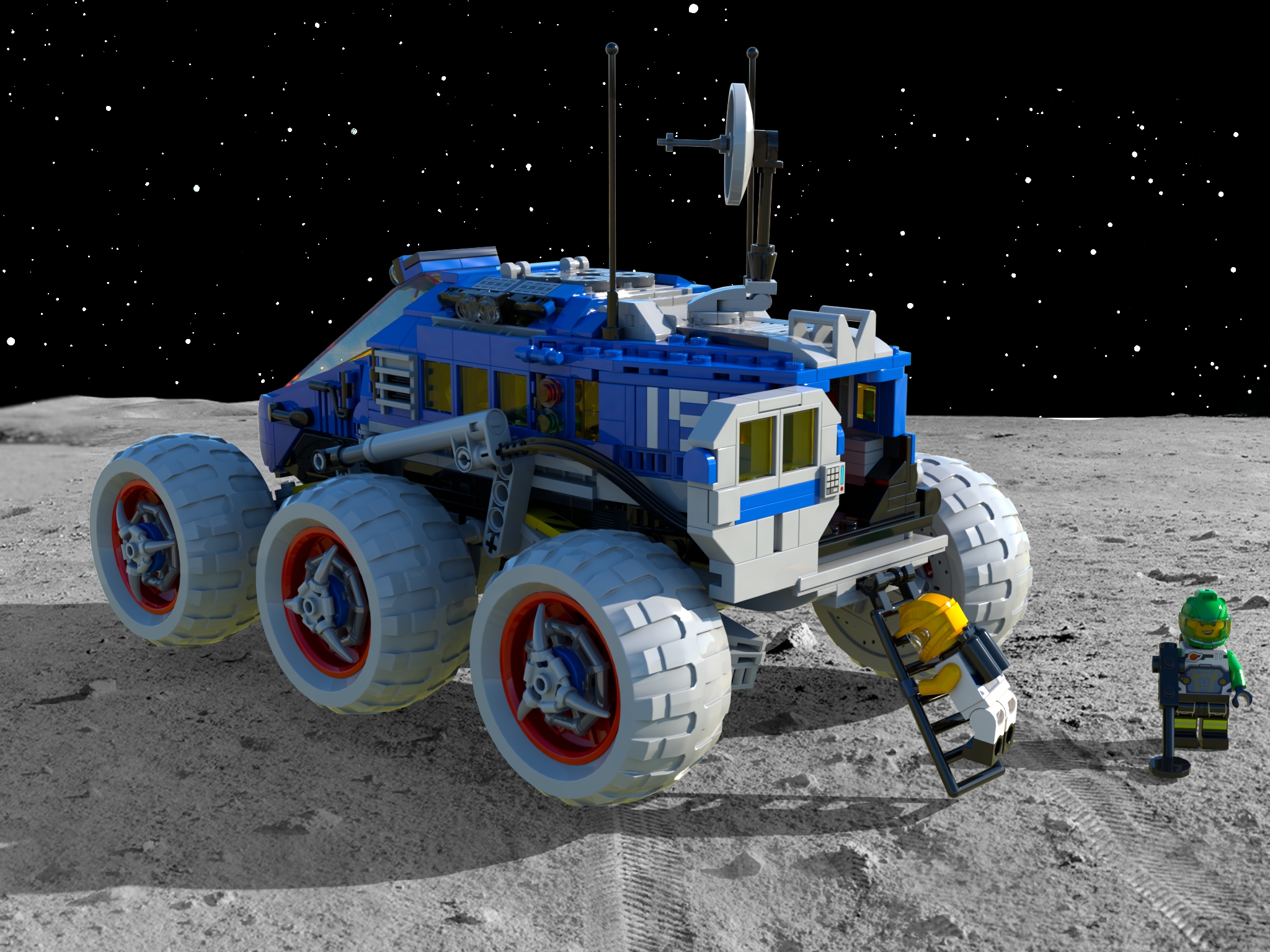 [Classic Lunar Rover] [BrickLink]