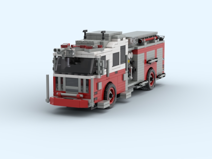 firetruck from BrickLink Studio [BrickLink]