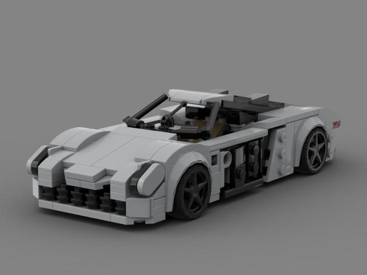 The Current Fastest Car in the World from BrickLink Studio [BrickLink]