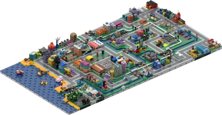 Click City V5 from BrickLink Studio [BrickLink]