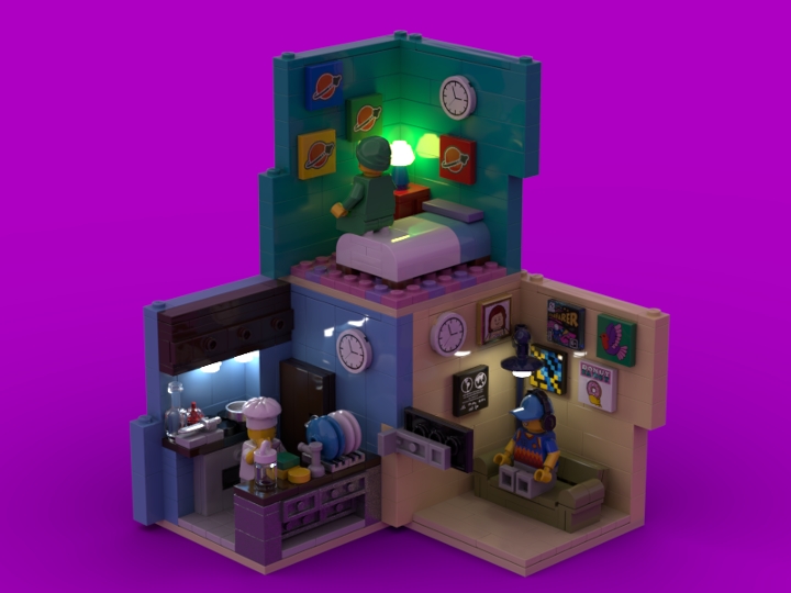 The Family House from BrickLink Studio [BrickLink]