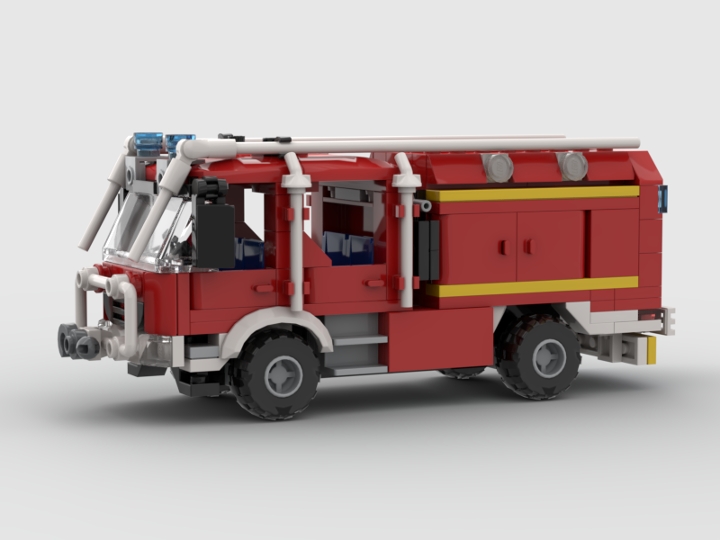 City Forest Fire Truck from BrickLink Studio [BrickLink]