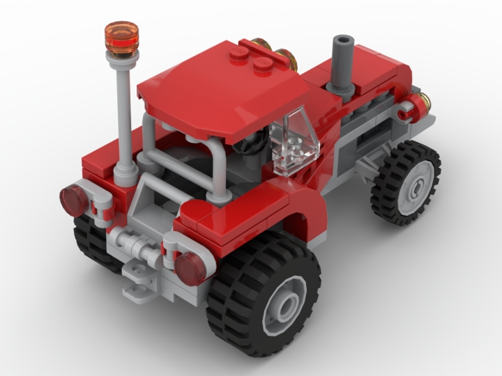 Farm tractor from BrickLink Studio [BrickLink]