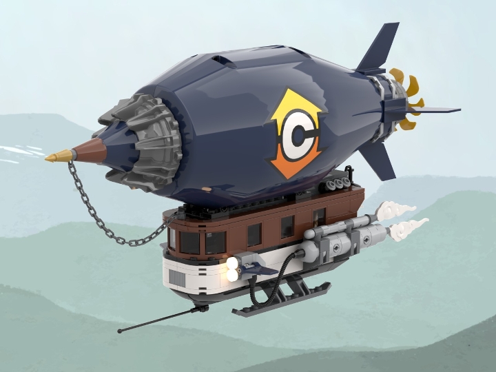 Zeppelin from BrickLink Studio [BrickLink]