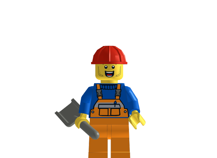 Bob Worker Figure from BrickLink Studio [BrickLink]