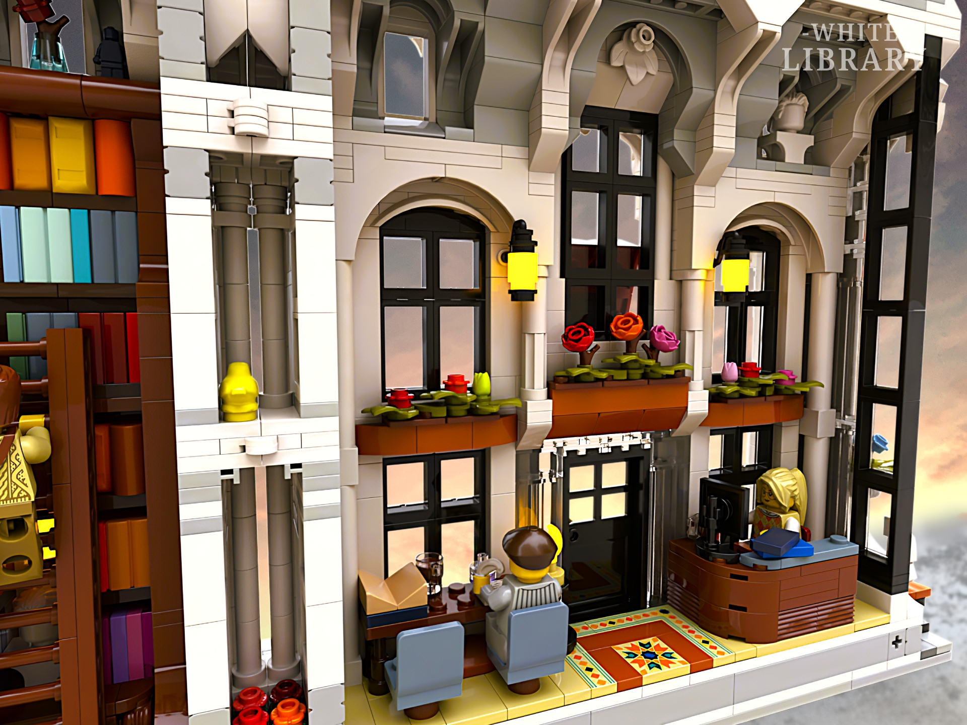 [WHITE LIBRARY] [BrickLink]