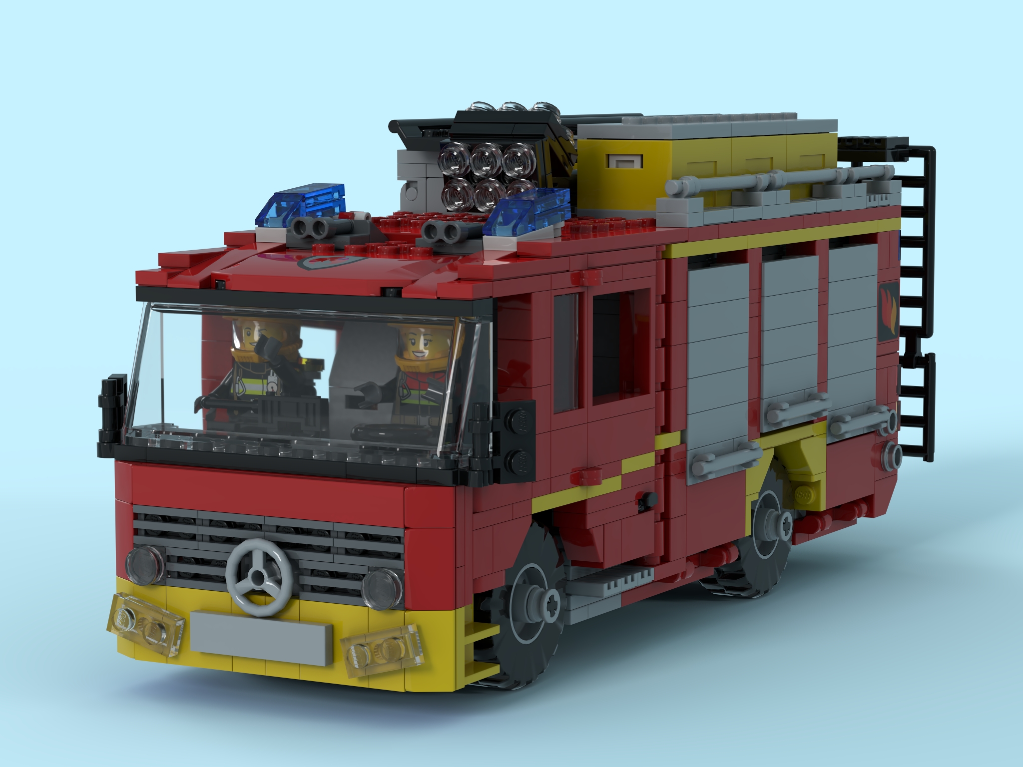 [Fire Engine HLF 20] [BrickLink]
