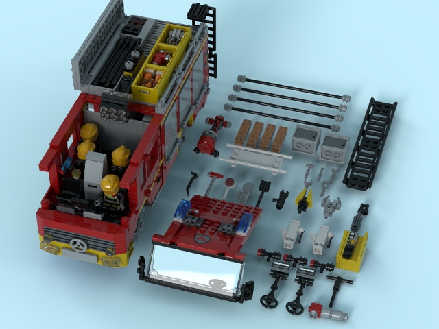 [Fire Engine HLF 20] [BrickLink]