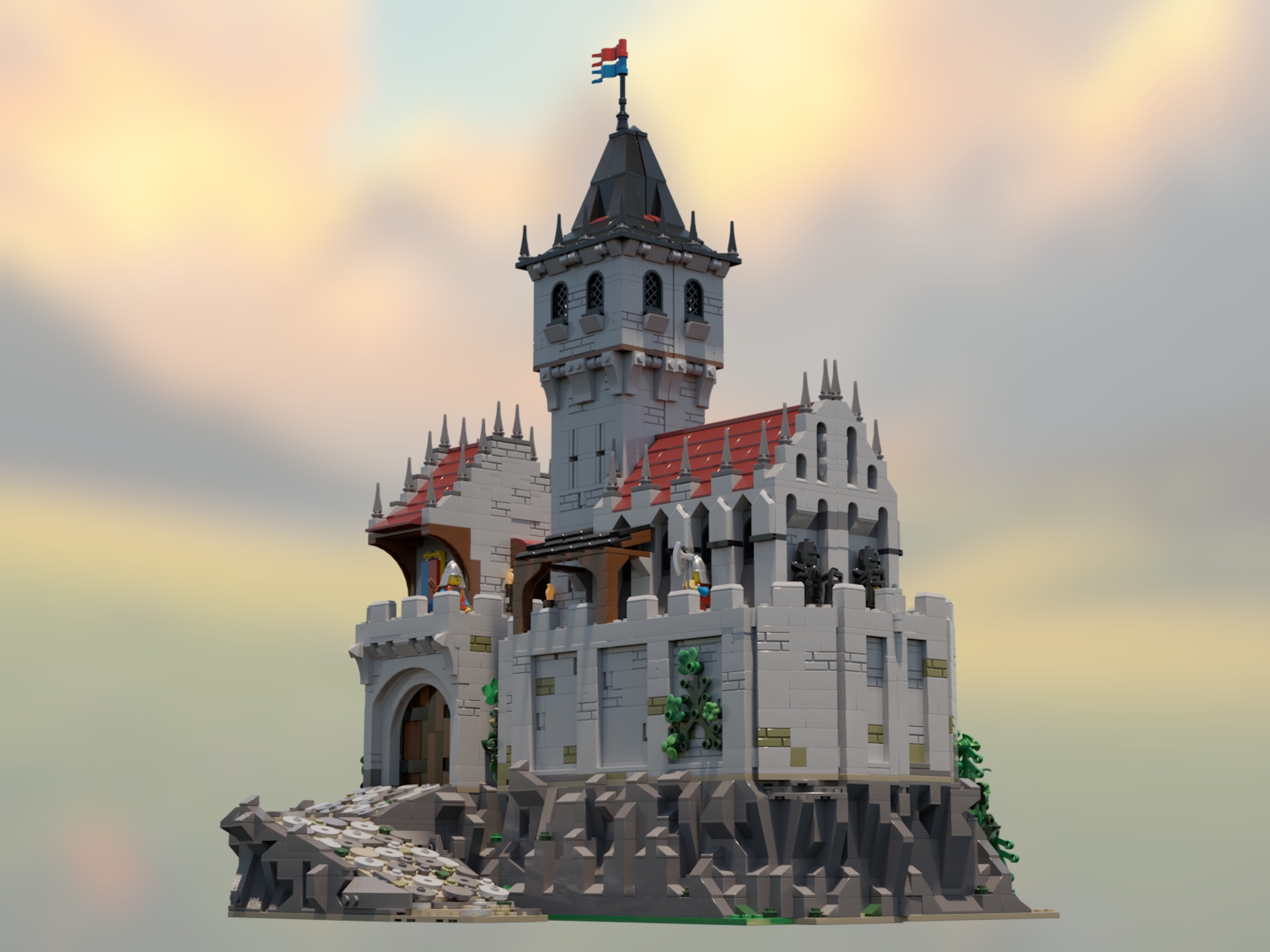 Castle on the rock] [BrickLink]