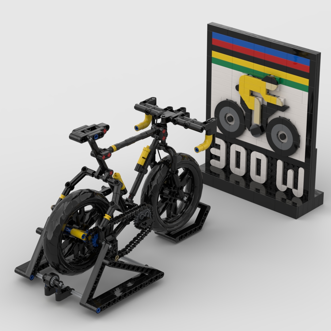 [Race Bike on an Indoor Trainer] [BrickLink]