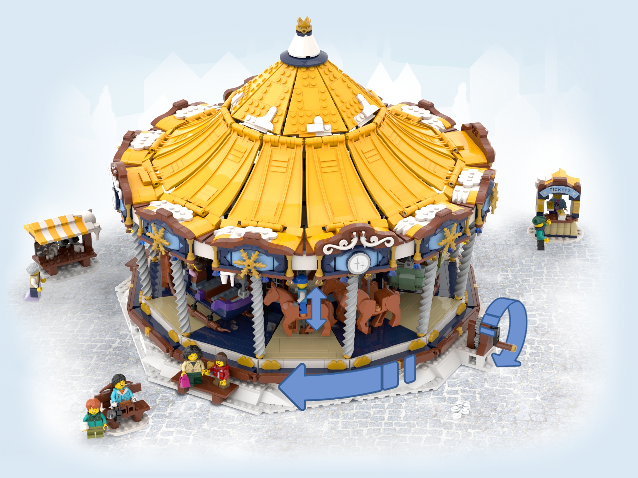 [Grand Winter Carousel] [BrickLink]