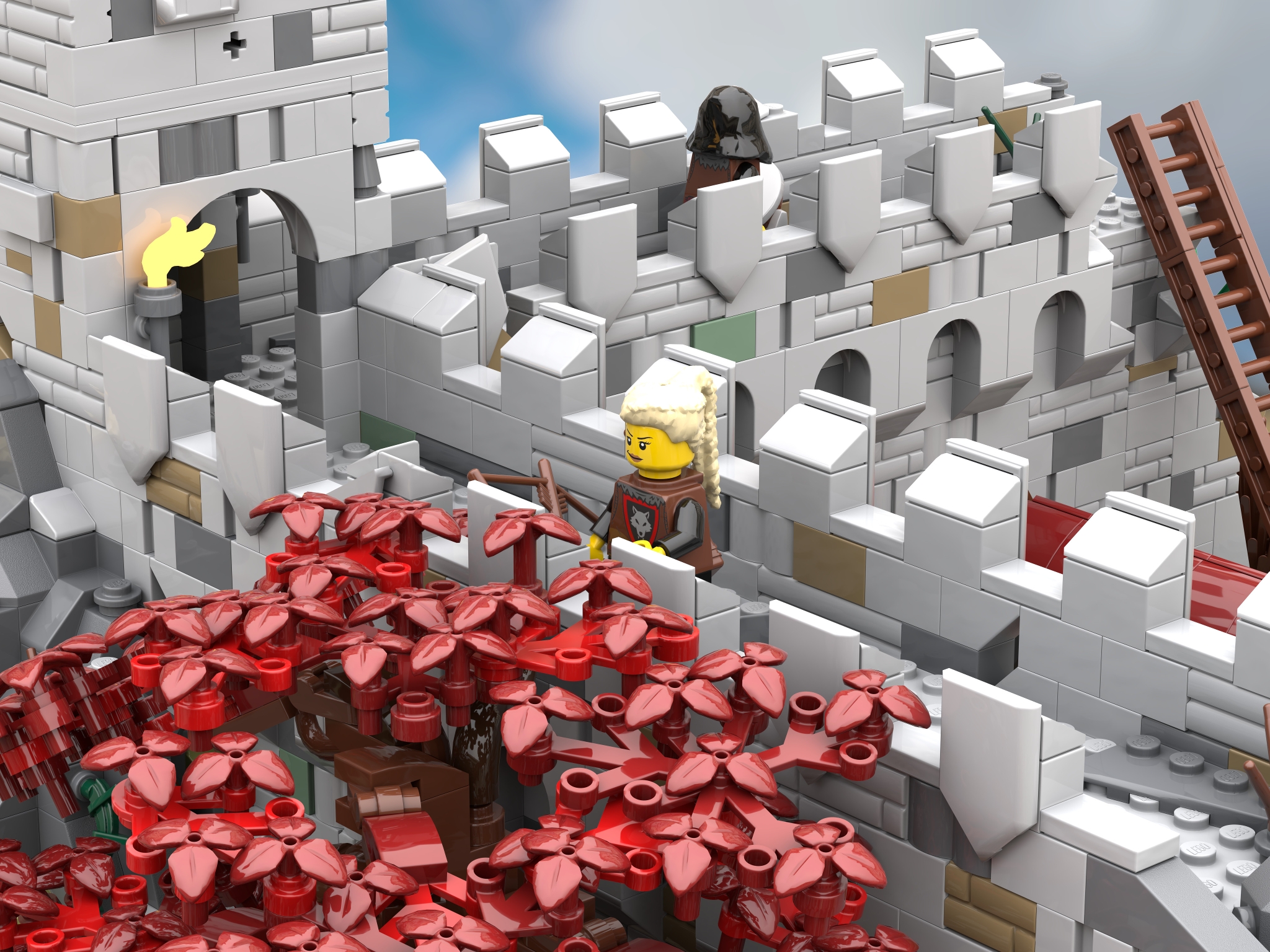 [Robber camp at the Old ruins] [BrickLink]