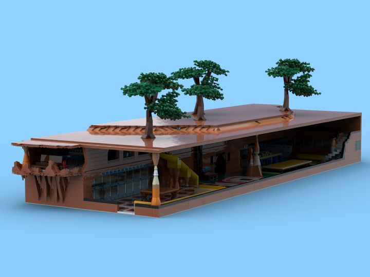 Sandstone Spring House from BrickLink Studio [BrickLink]