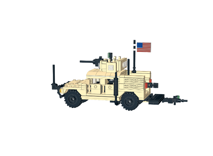 humvee from BrickLink Studio [BrickLink]