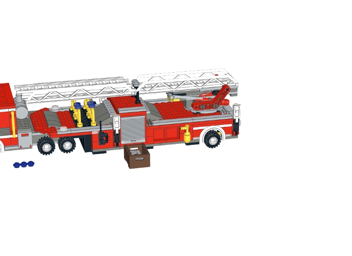 Recreation Set Fire Engine from BrickLink Studio [BrickLink]
