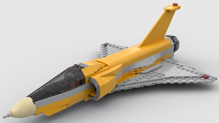 delta jet from BrickLink Studio [BrickLink]
