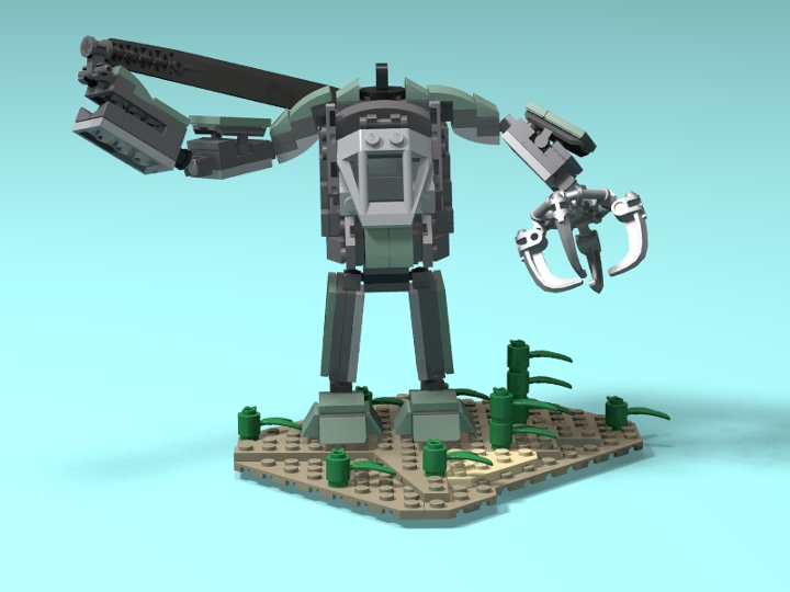 MK. 1 Worker Mech from BrickLink Studio [BrickLink]