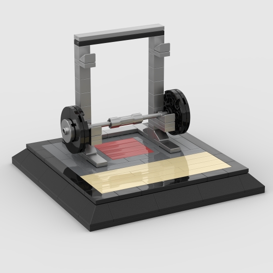 Body Builders Squat Rack from BrickLink Studio [BrickLink]