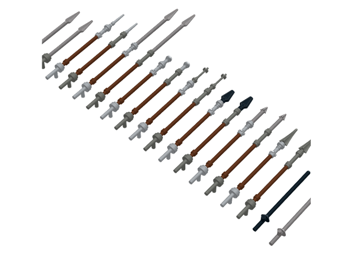 Castle Medieval Weapons Lances From BrickLink Studio BrickLink castle-medieval-weapons-lances-from-bricklink-studio-bricklink