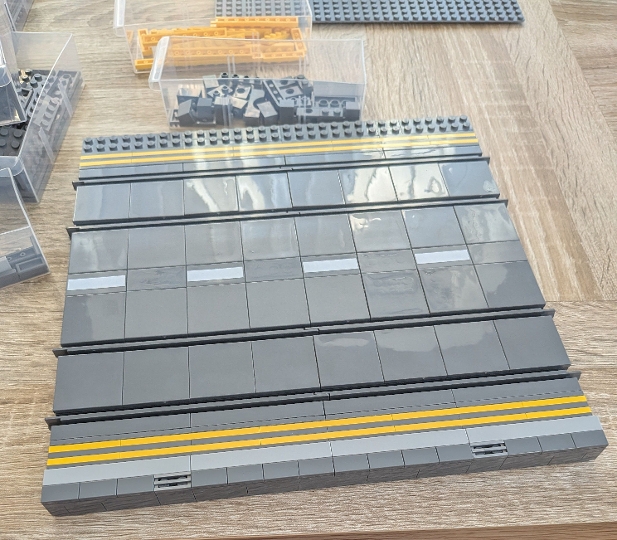Road with Tram Track from BrickLink Studio [BrickLink]