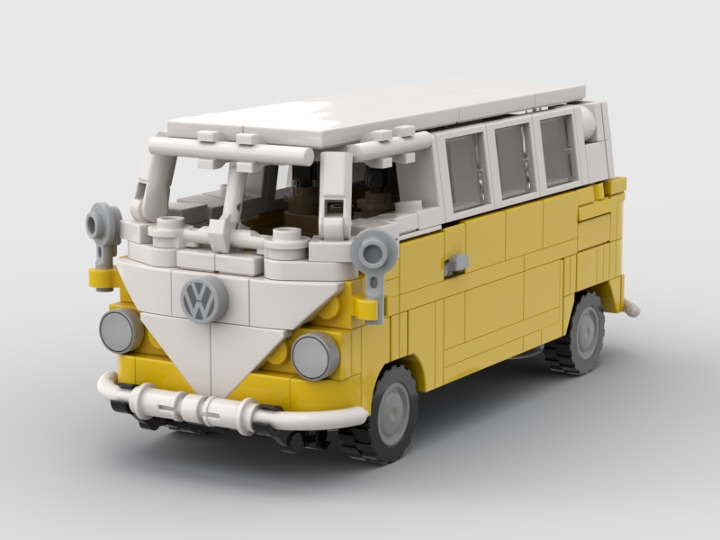 Beach Banana Bus from BrickLink Studio [BrickLink]