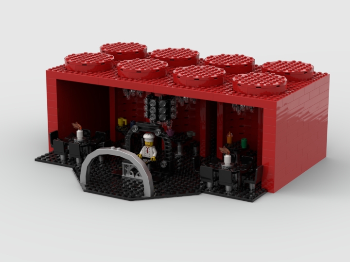 Lego Brick Resturaunt from BrickLink Studio [BrickLink]
