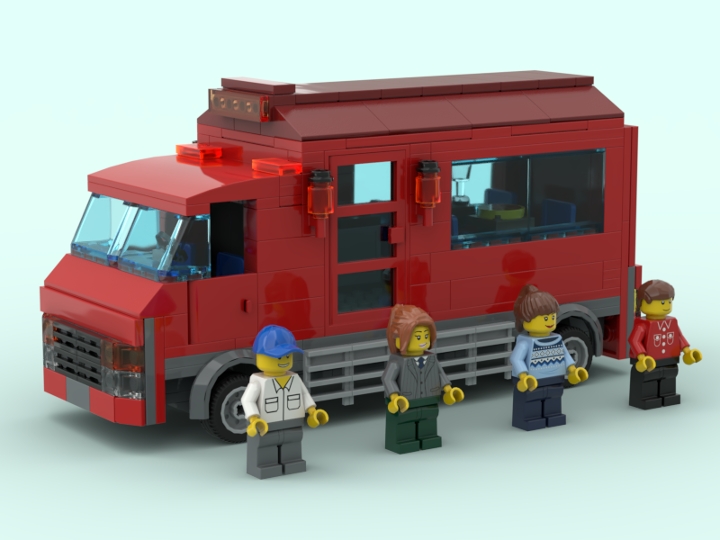 Dining Van from BrickLink Studio [BrickLink]