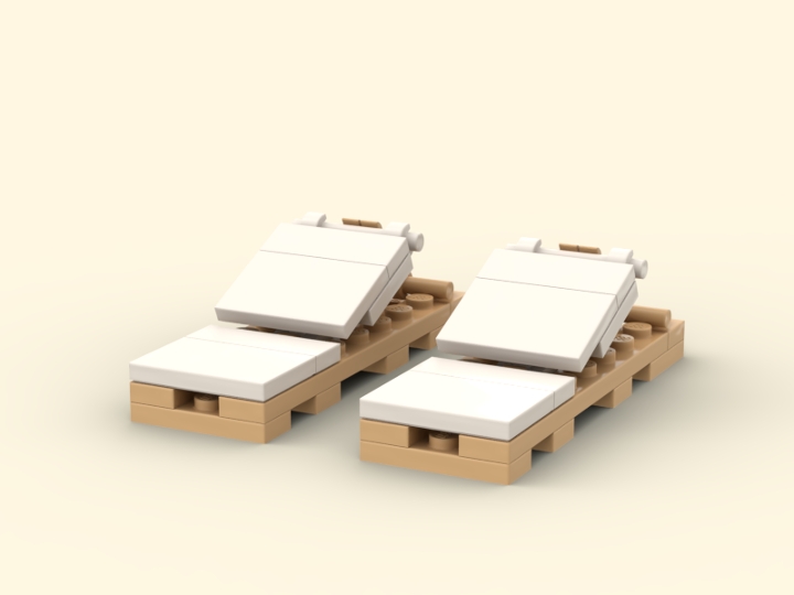 MHD Adjustable Patio Lounge Chair, 004 from BrickLink Studio [BrickLink]