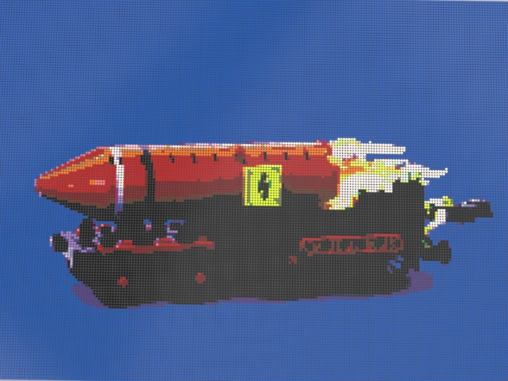 Mosiac: Fireworks Train from BrickLink Studio [BrickLink]