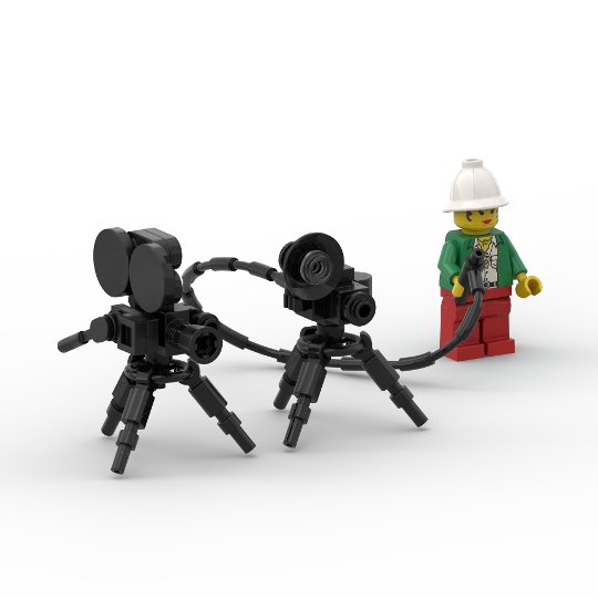 Vintage Camera Rigs from BrickLink Studio [BrickLink]
