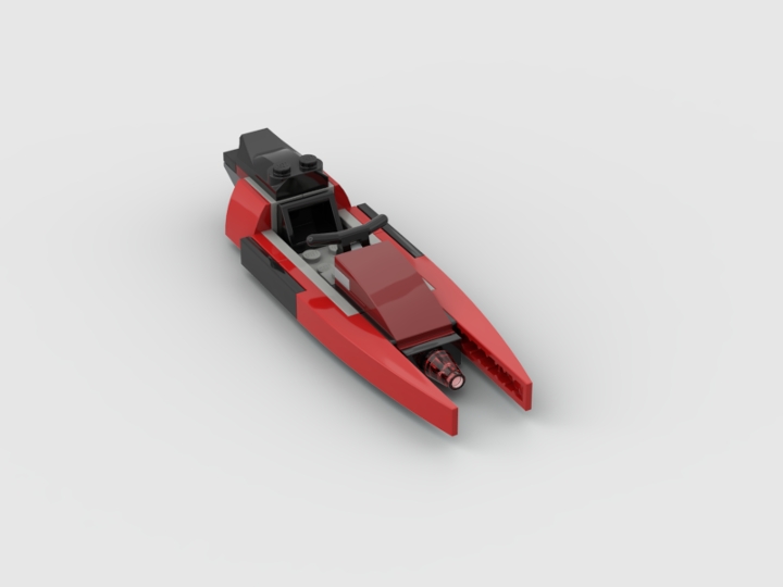 Lightning interceptor from BrickLink Studio [BrickLink]