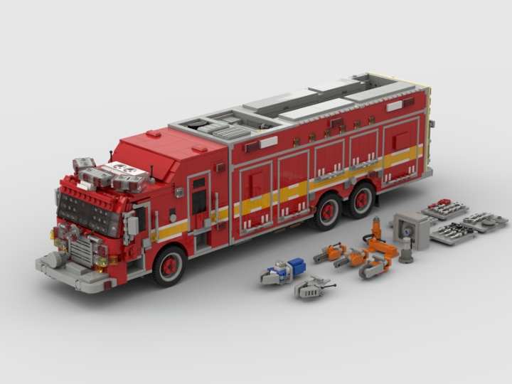 rescue squad 717 finale from BrickLink Studio [BrickLink]