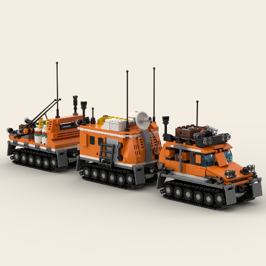 Arctic Tracked Viking from BrickLink Studio [BrickLink]