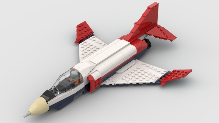 supersonic jet from BrickLink Studio [BrickLink]