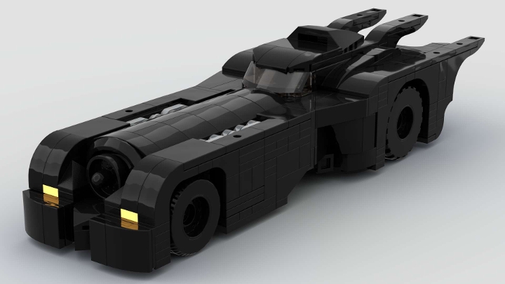 Batmobile: Project TAS-89 v1 from BrickLink Studio [BrickLink]