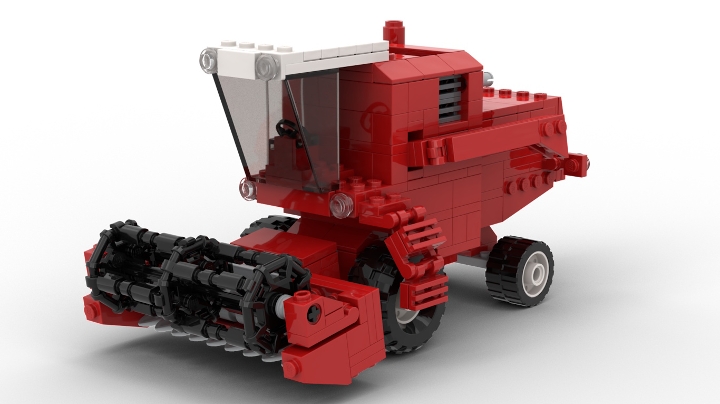 Old Combine Harvester from BrickLink Studio [BrickLink]