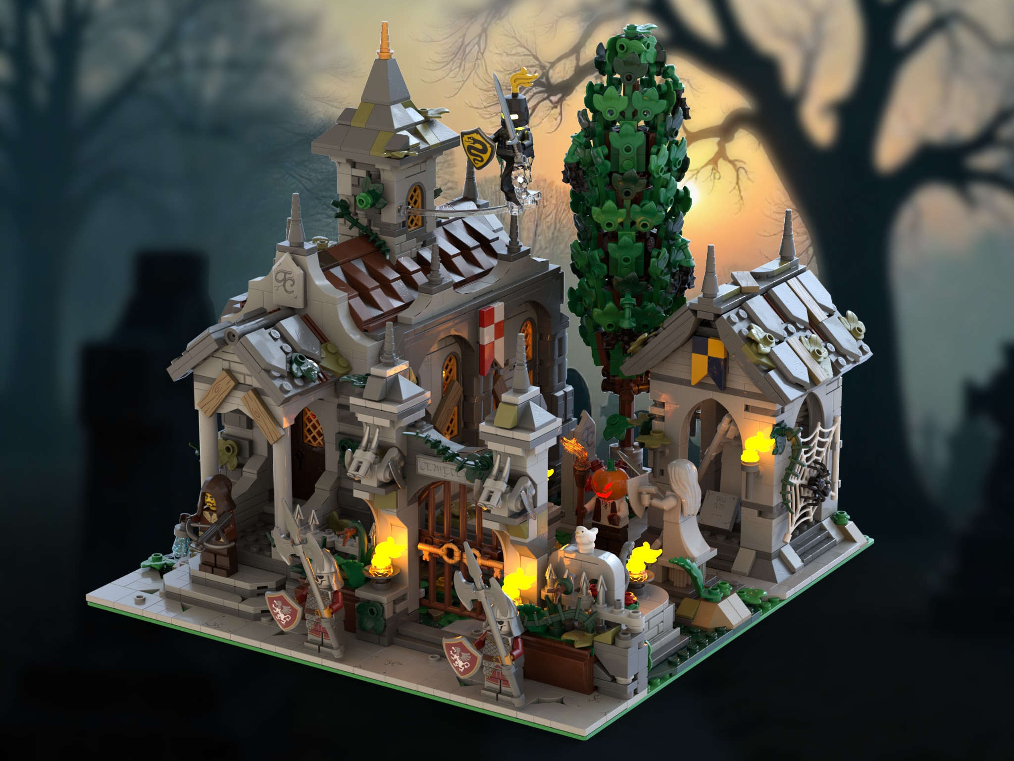 Haunted Cemetery] [BrickLink]