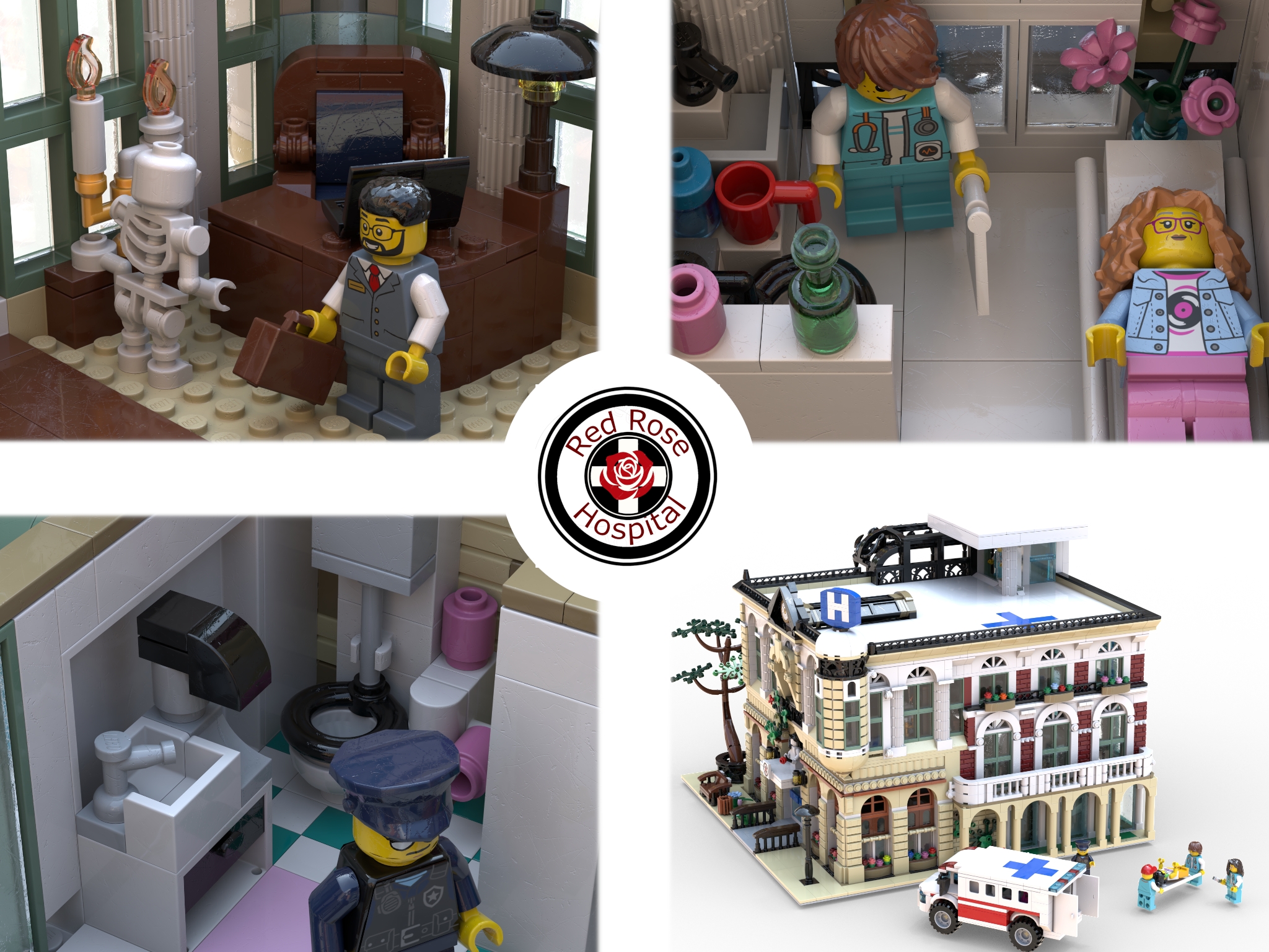 The Red Rose Hospital] [BrickLink]