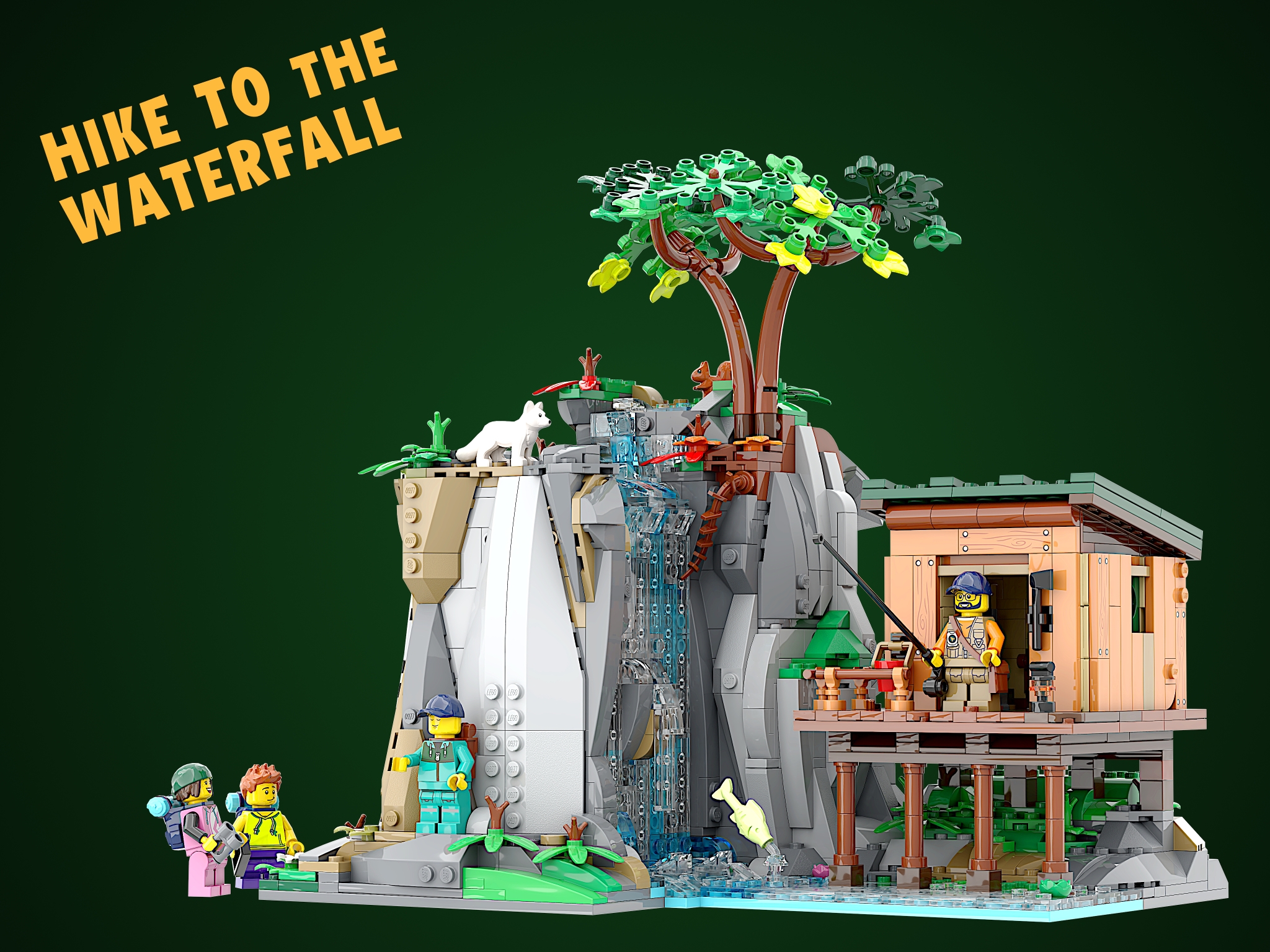[Hike To The Waterfall] [BrickLink]