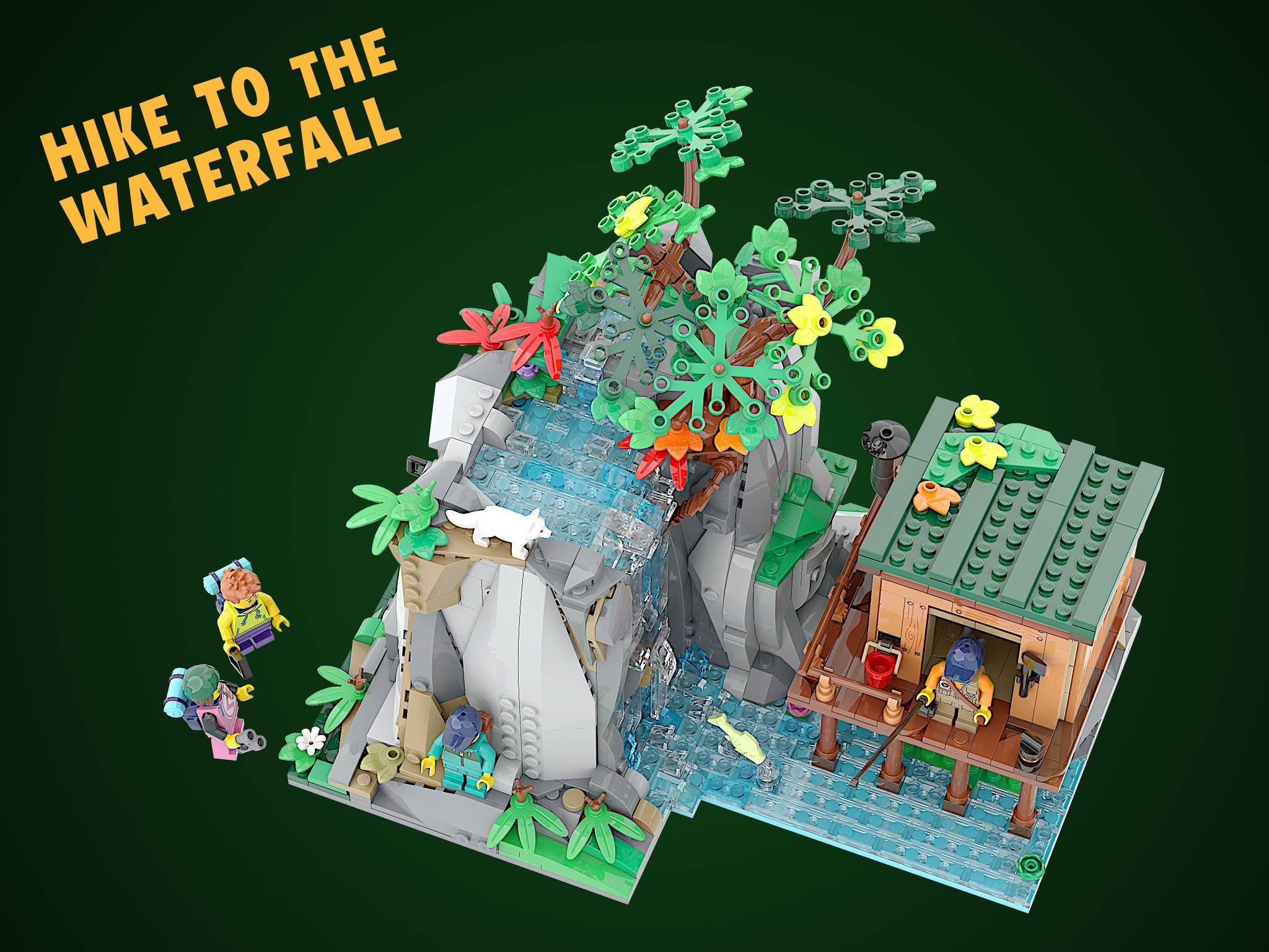 [Hike To The Waterfall] [BrickLink]