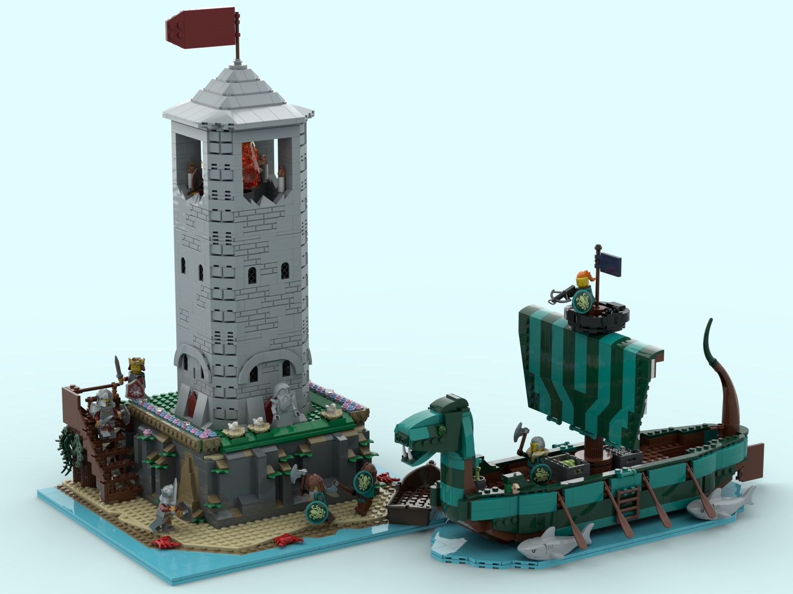 [Crab Beach Lighthouse] [BrickLink]